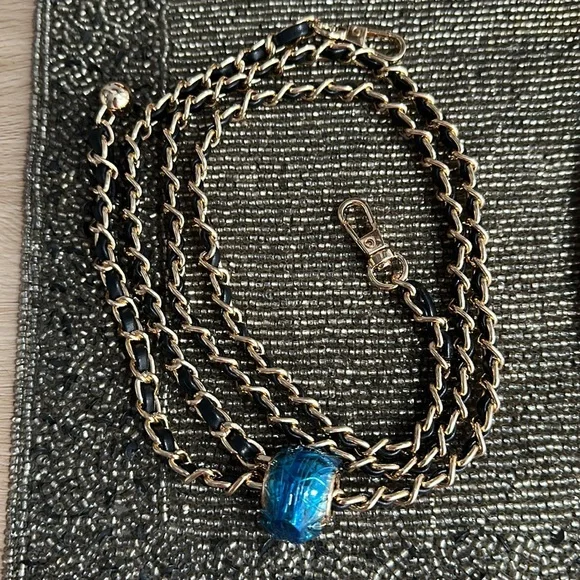 New Adjustable Purse Chain Strap 47” Choose White OR Black - Picture 3 of 5